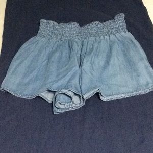 Altar’d State denim blue high waist shorts. Size s.    W106